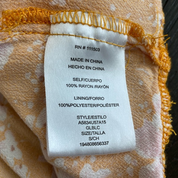 Lily Rose Yellow Sundress Size Small Worn one time. - Picture 8 of 11